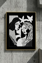 Geometry of Sisterhood | Siebdruck